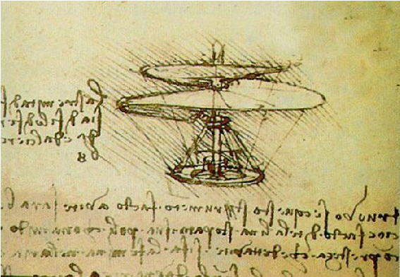 Da Vinci's helicopter